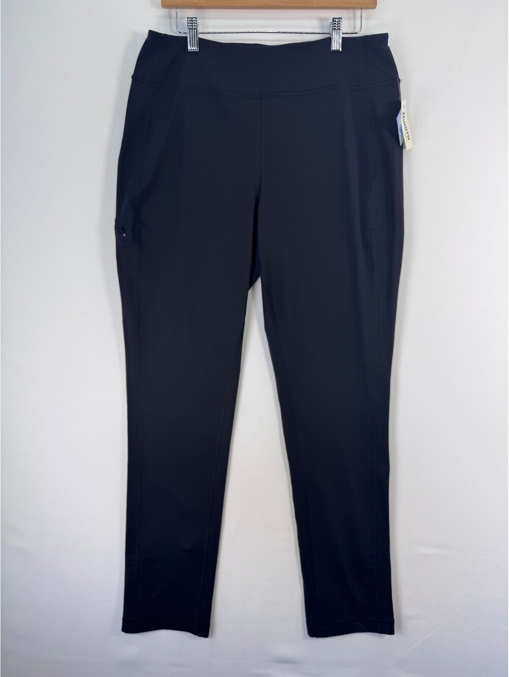 NWT Duluth Trading Co. Black Performance Gorpcore Cargo Leggings Women’s M - Picture 1 of 9